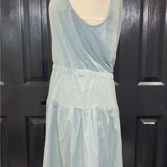 NATION Sleeveless Dress in Light Blue - Picture 2 of 4